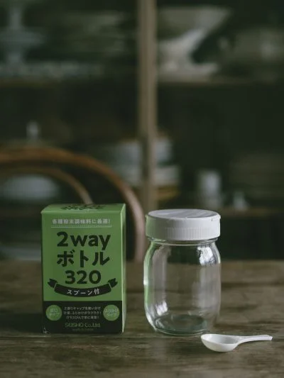 日本製星硝2way雙開口調味瓶（320ml）