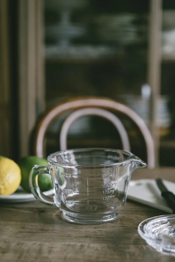 復古厚實玻璃檸檬榨汁量杯