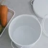 野田琺瑯日本製儲存桶／醃漬桶／直筒小鍋( 4.5L)