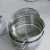 相澤工房日本製三層鋼蒸煮兩用鍋
