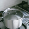 日本製耐腐蝕性19-0不鏽鋼業務用輕量厚底單柄鍋