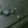 日本淡水珍珠14k金針式耳環