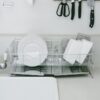 家事問屋日本製304不鏽鋼超省空間碗盤瀝水架