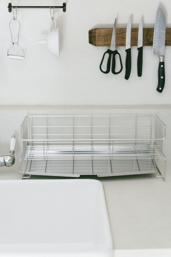 家事問屋日本製304不鏽鋼超省空間碗盤瀝水架