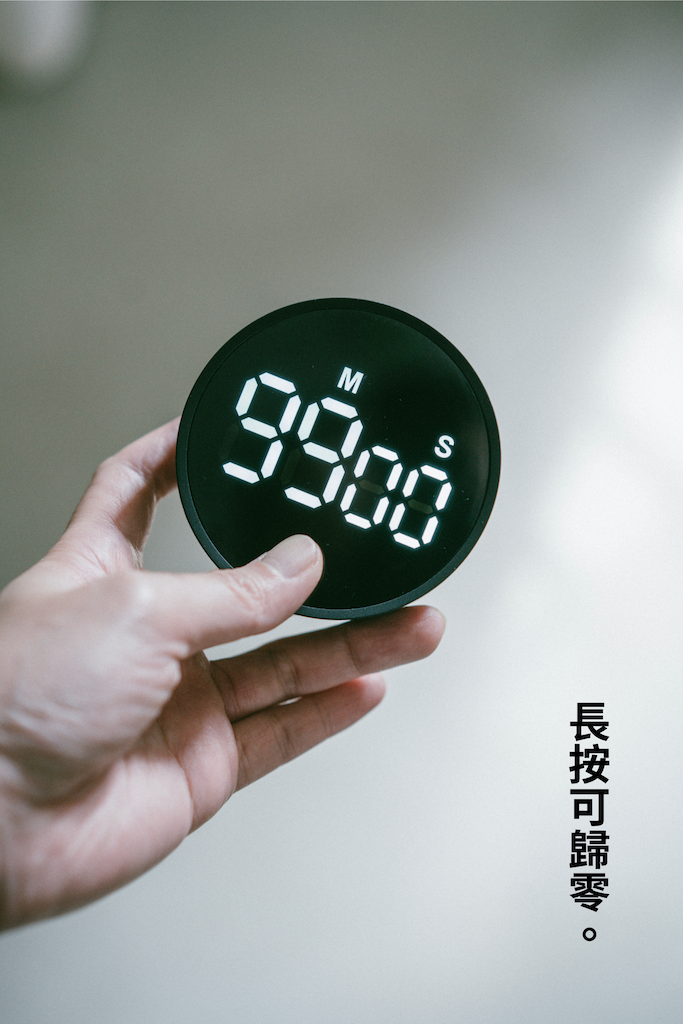 日本霜山簡易旋轉磁吸式大螢幕計時器