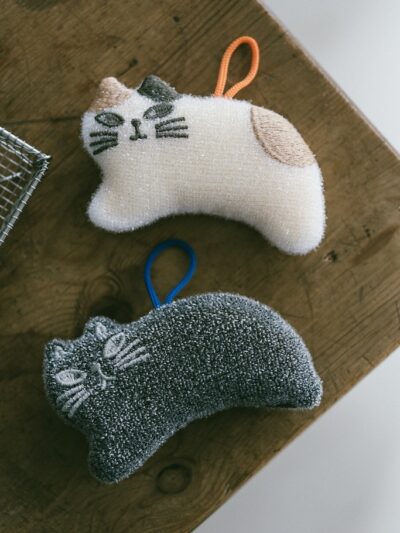 日本品牌貓咪造型清潔海綿