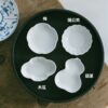 《東屋》天草陶石淺白灰豆皿